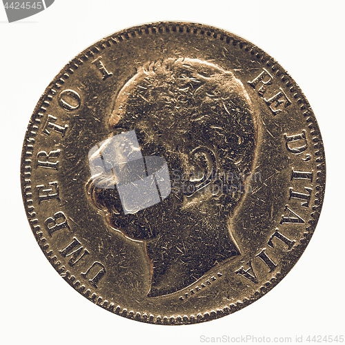 Image of Vintage Italian coin