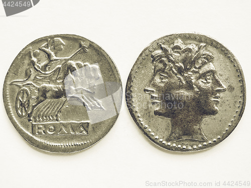 Image of Vintage Old Roman coin