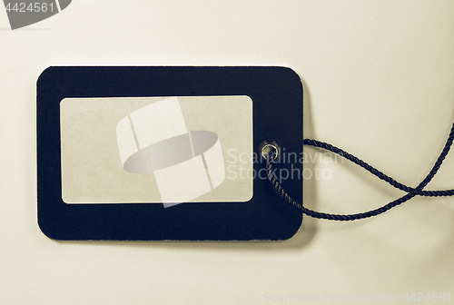 Image of Vintage looking Tag label