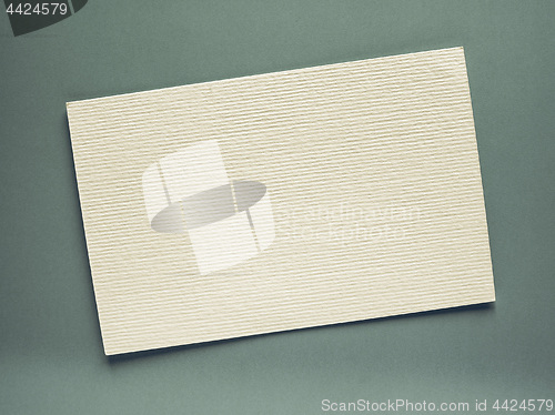Image of Vintage looking Blank paper tag label