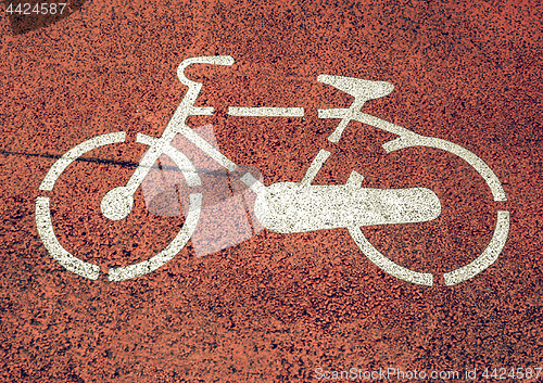 Image of Vintage looking Bike sign