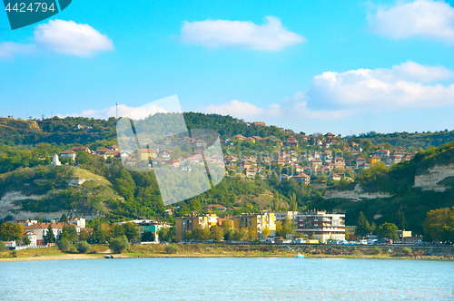 Image of Danube coastal town. Svishtov, Bulgaria