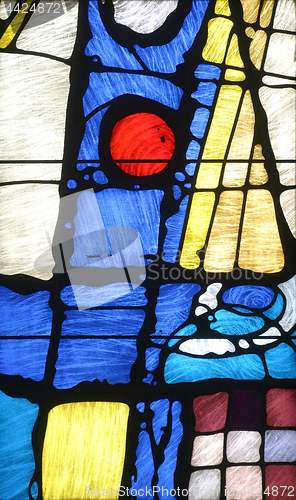 Image of Stained glass church window