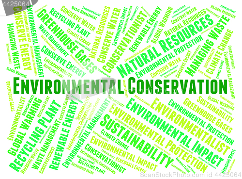 Image of Environmental Conservation Indicates Earth Day And Conserve