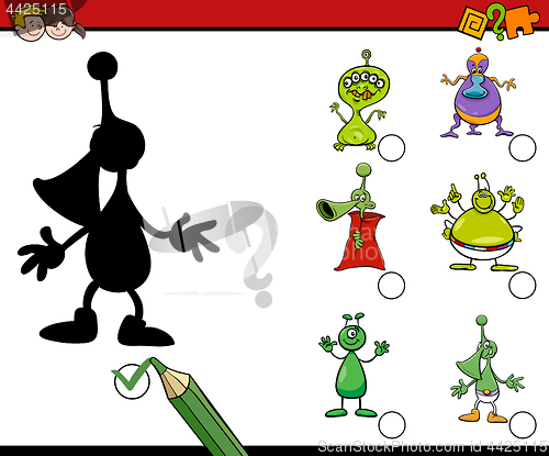 Image of shadows game for children