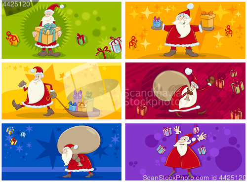 Image of christmas greeting cards collection