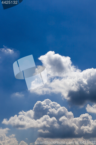 Image of blue sky with clouds