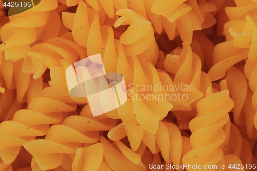 Image of raw pasta texture