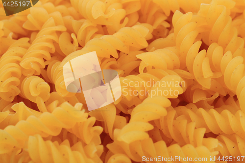 Image of raw pasta texture