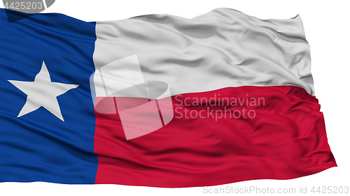 Image of Isolated Texas Flag, USA state