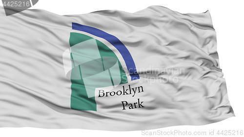 Image of Isolated Brooklyn Park City Flag, United States of America