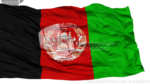 Image of Isolated Afghanistan Flag