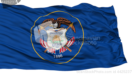 Image of Isolated Utah Flag, USA state