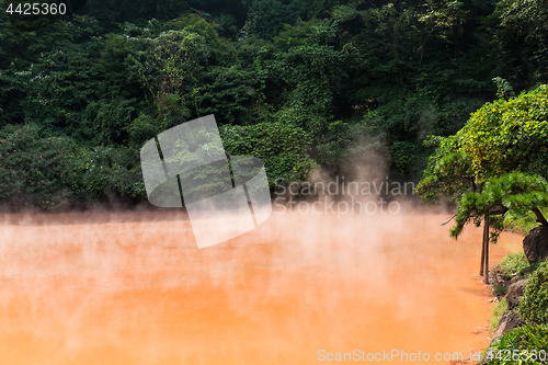 Image of Blood pond hell in Beppu city