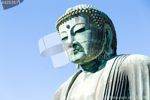 Image of Big Buddha bronze statue in japan