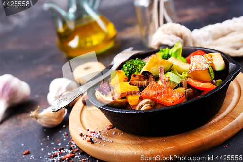 Image of fried vegetables