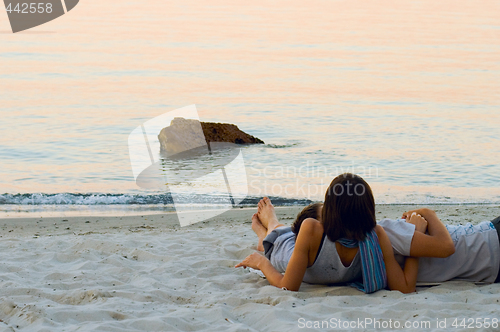 Image of couple on the beach