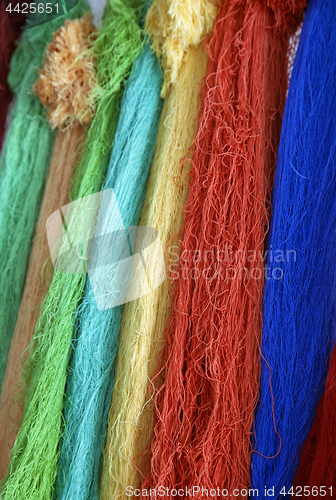 Image of Multicolored thread background