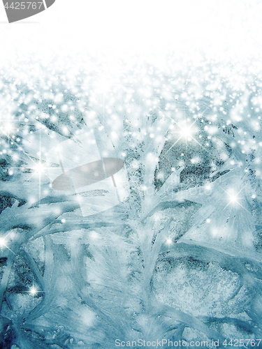 Image of Frost winter window