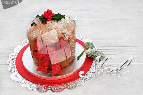 Image of Traditional Panettone Christmas Cake