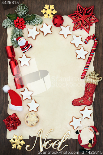 Image of Christmas Letter to Santa or Invitation