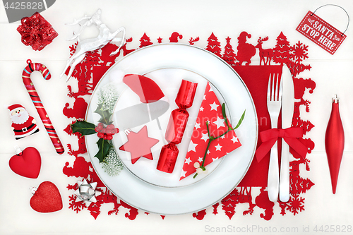 Image of Christmas Dinner Fun Table Setting