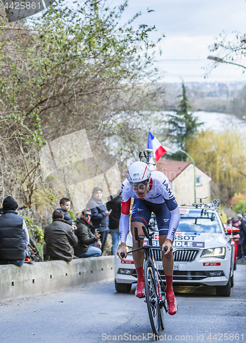 Image of The Cyclist Matthias Brandle - Paris-Nice 2016