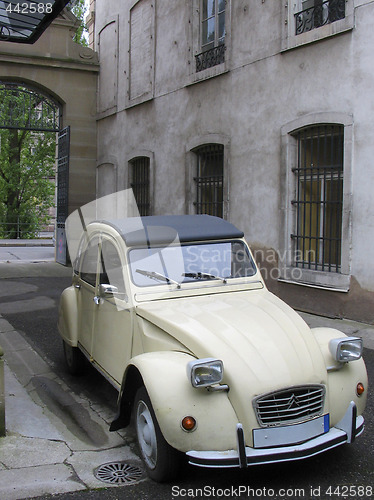 Image of Famous french car Citroen 2CV