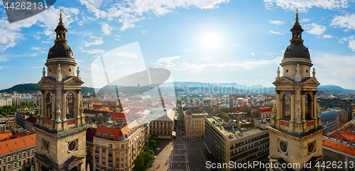 Image of View on Budapest from basilica