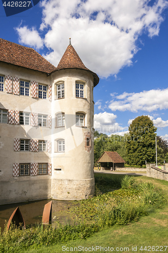 Image of beautiful water castle at Glatt Germany