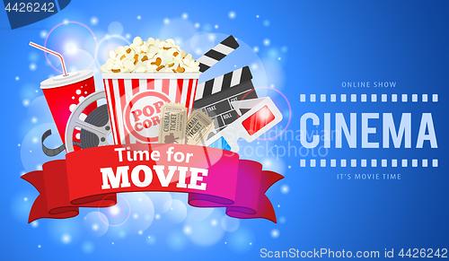 Image of Cinema and Movie Banner