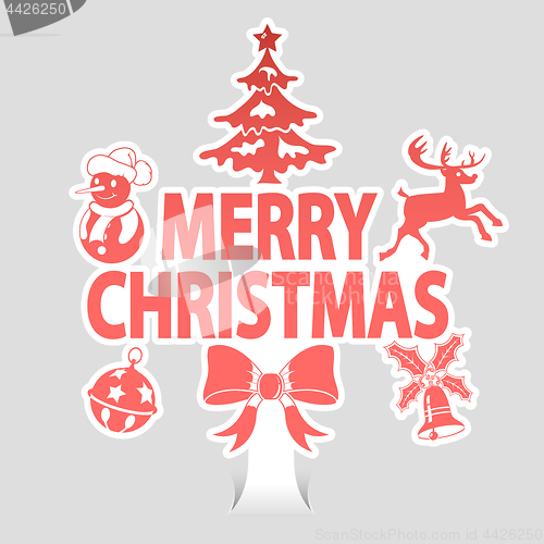Image of Merry Christmas Sticker