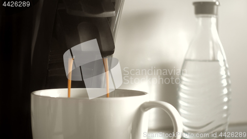 Image of making a cup of coffee