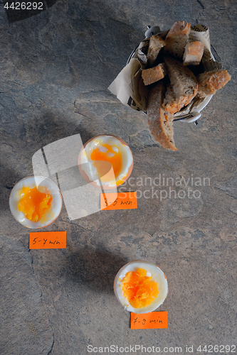 Image of Boiled eggs by the minute 