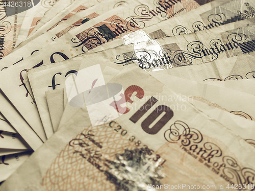 Image of Vintage Pound notes