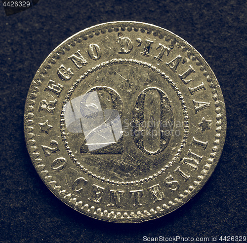 Image of Vintage Italian coin