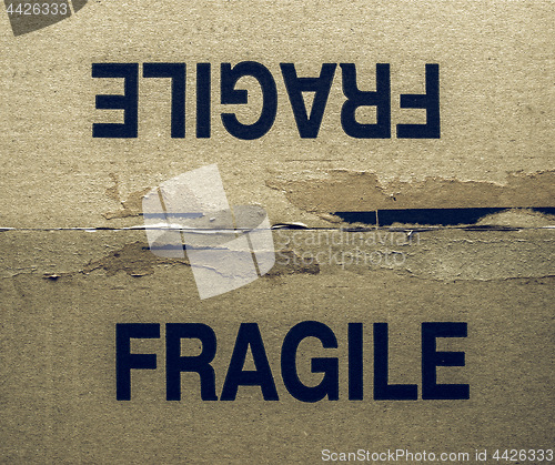 Image of Vintage looking Fragile