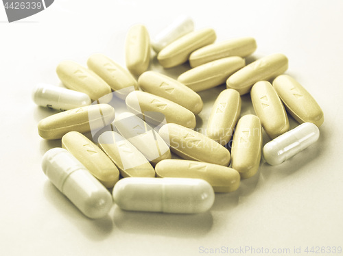 Image of Vintage looking Pills picture