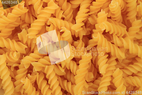 Image of raw pasta texture