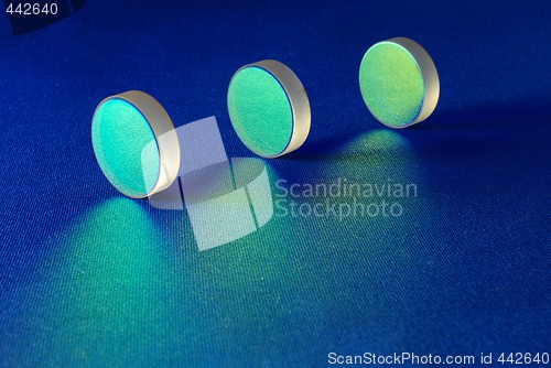 Image of laser mirrors line