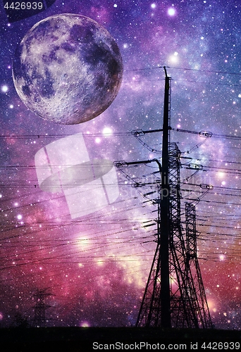 Image of electric power transmission