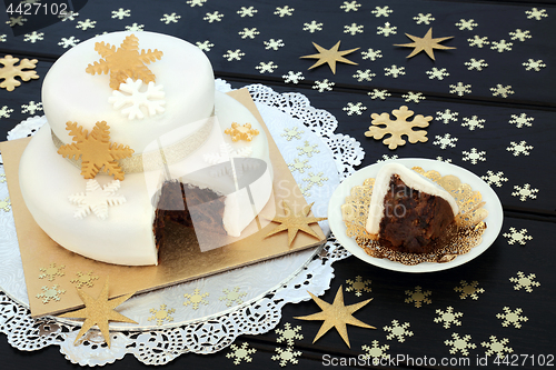 Image of Delicious Christmas Cake  