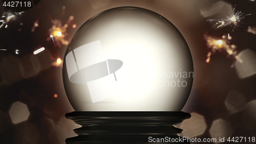 Image of a crystal ball fortune teller