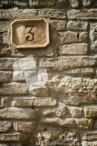 Image of Old house number