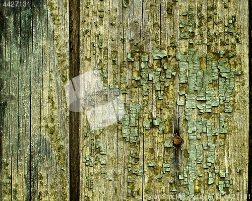 Image of Cracked Wooden Background