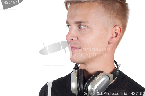 Image of Man with headphones