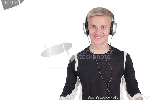 Image of Man in headphones