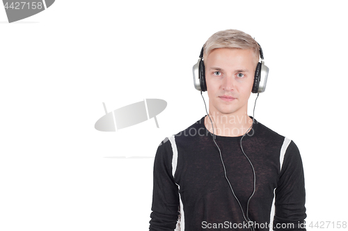 Image of Man in headphones