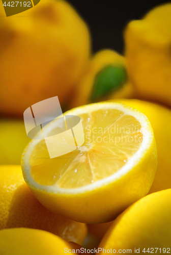 Image of Still life with fresh lemons