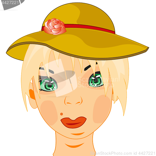 Image of Girl in hat